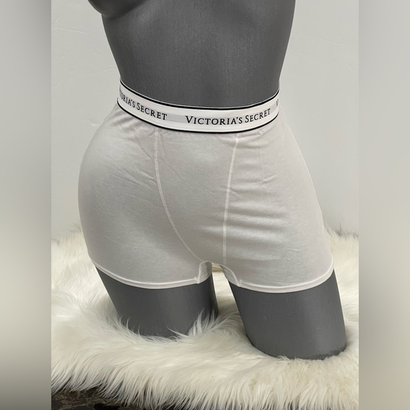 Victoria’s Secret Logo Cotton High-Waist Boyshort Panty Underwear. NWT - Picture 2 of 11